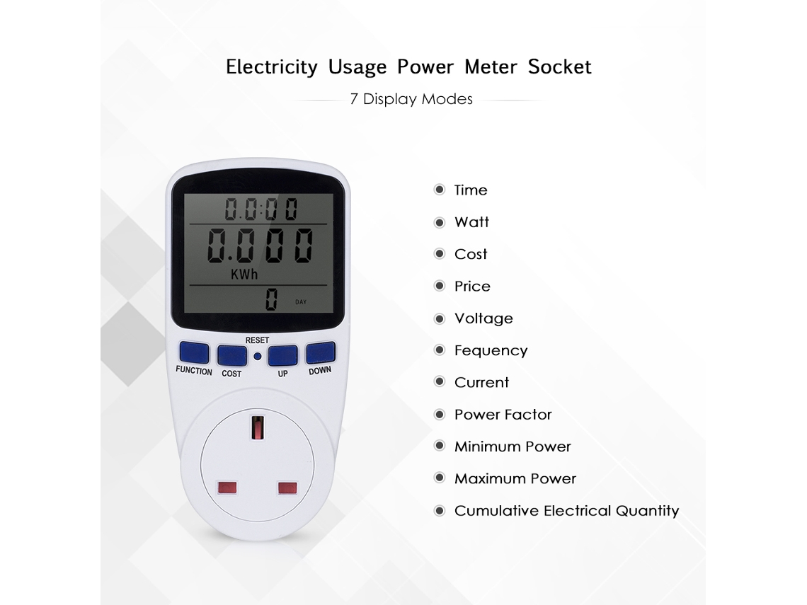 Laxiscreed Soquete Inteligente Com Monitor De Energia E Tela Grande Para Controle Fácil