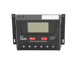 Laxiscreed Controlador De Carregamento Solar Com Display Lcd E Regulação Pwm De 3 Níveis