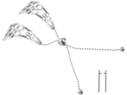Pulseira De Aço Inoxidável Para Relógio, Estilo Vazada Com Flor,