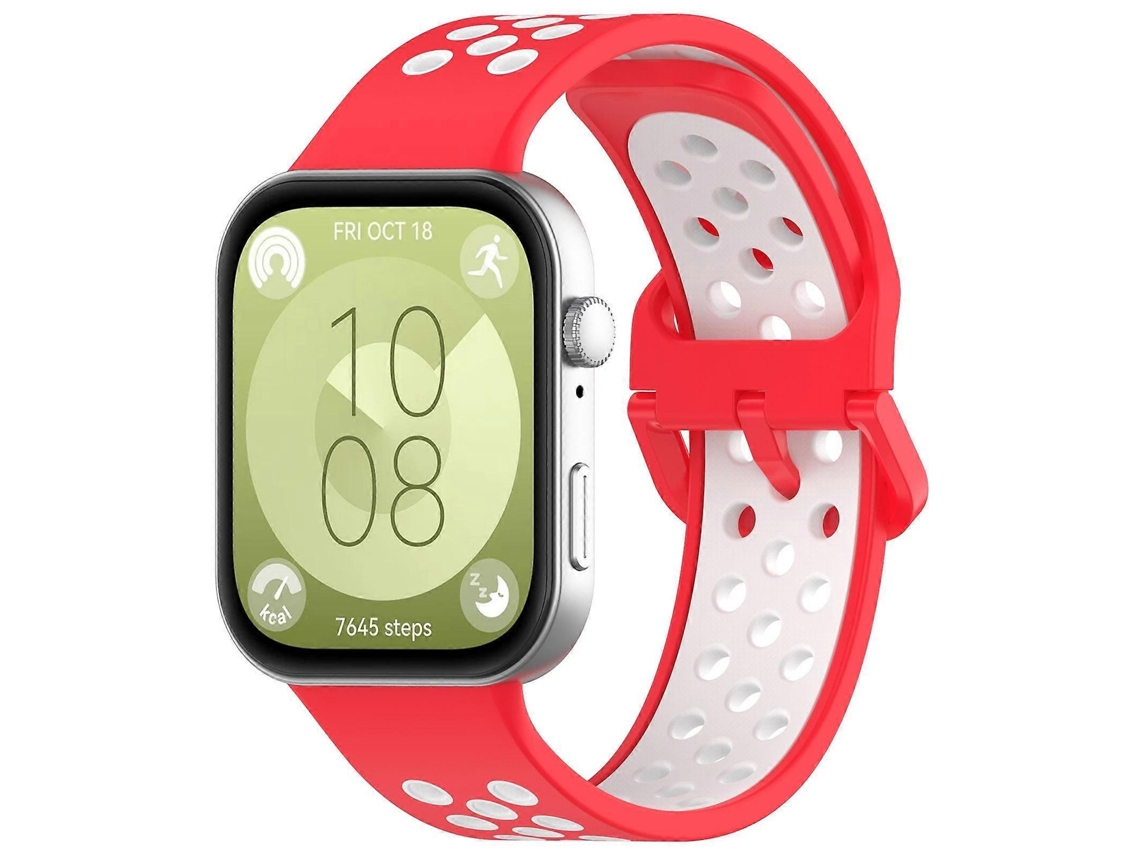 Pulseira Esportiva De Silicone Bicolor Xdfind Para Huawei Watch Fit 4 Pro / Fit 4 / Fit 3