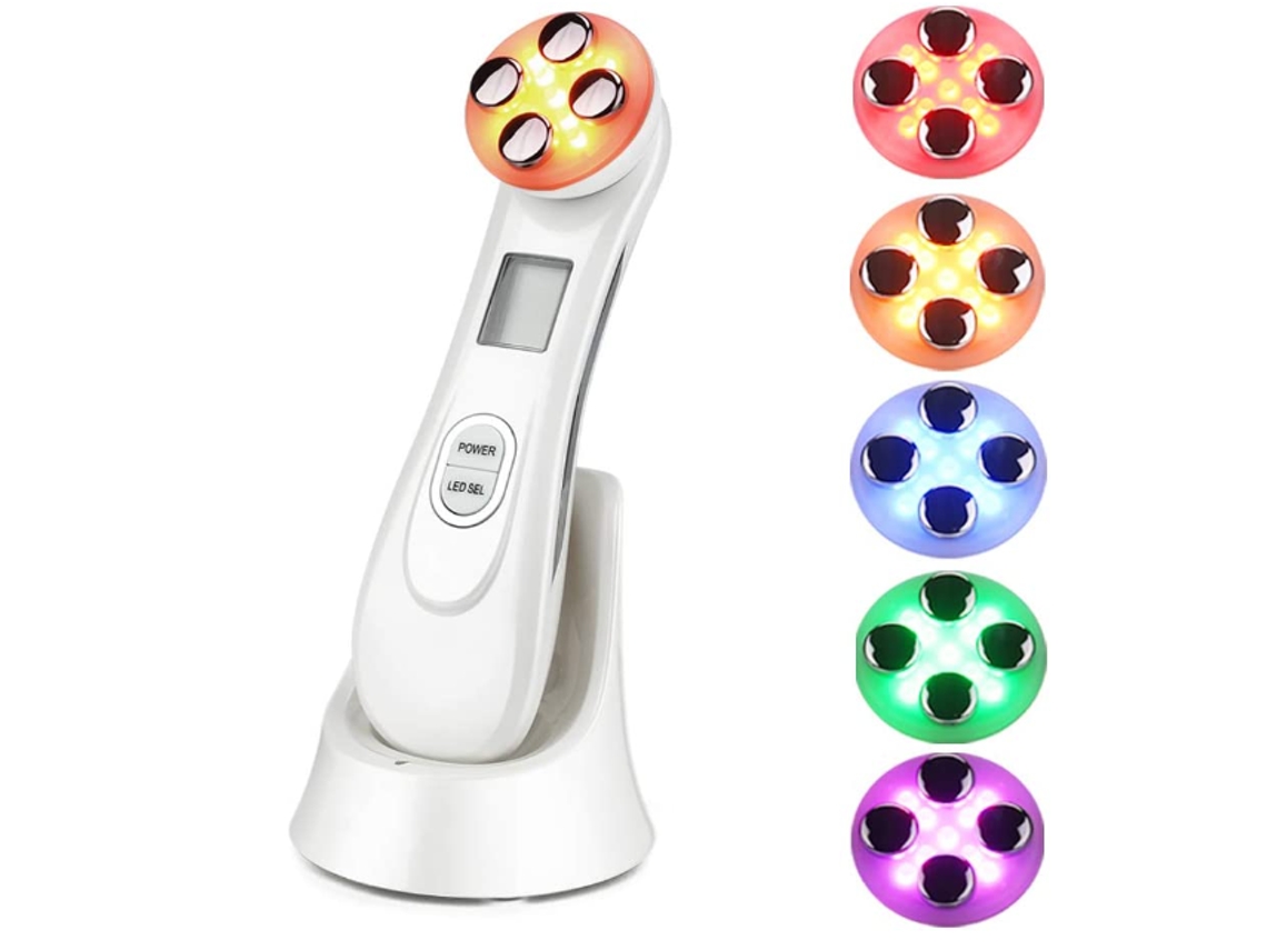 Máquina De Endurecimento Da Pele Por Radiofrequência 5 Em 1, Removedor De Rejuvenescimento Da Pele Com Fótons De Led Branco Bestvite