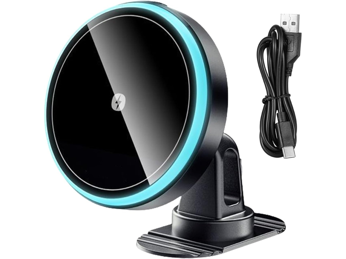 Carregador veicular não compatível com Fio, carregamento rápido não compatível com Fio para celulares, ângulo