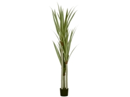 Planta Artificial de Yucca 190cm com 39 Folhas em Vaso de Peva e Cimento BTFORUS