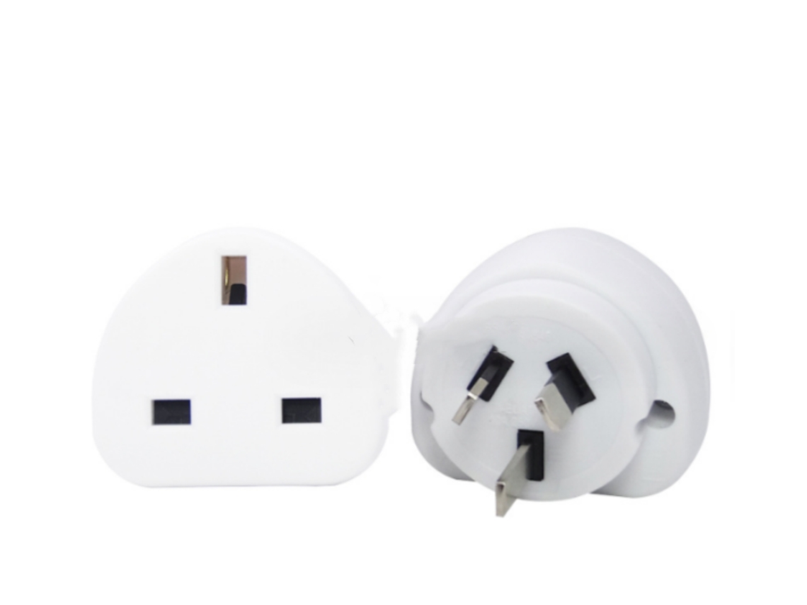 Adaptador De Conversão Aus Para Uk, Adaptador De Conversão Australiano Para Britânico B
