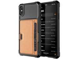 Capa iPhone X, XS WISETONY Ricoonline-174 Castanho