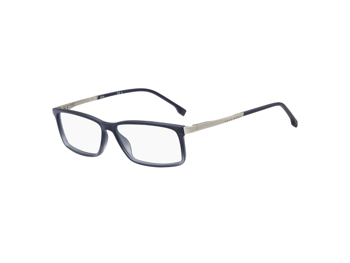 Armação De Óculos Masculina Hugo Boss Boss 1250 It S Ipq (azul Acetato 145 Mm Ø 57 Mm)