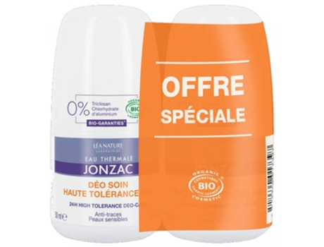 Déo Care Alta Tolerância 24H Bio Lote de 2 X 50 Ml EAU DE JONZAC