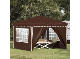 Vidaxl Tenda De Festa Pop-up 288 X 288 X 245 Cm Castanho Tecido Oxford