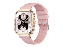 Smartwatch Feminino Tela Hd Amoled de 1,75'' Rosa YANYXR