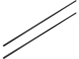 Tubo De Carbono 3k De Alta Resistência, 8x6mm, Textura Trançada, Oco E Leve, 2 Peças De 50cm Para Projetos Industriais,