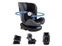 Cadeira auto giratória 360º Reclinável 40-150 cm 0-12 anos Top Tether Ajustável Preto Pandafix MOBICLINIC
