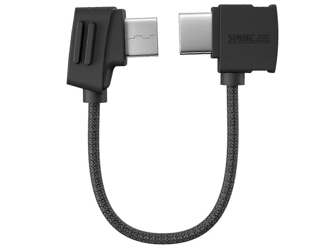 Cabo Drone Usb-c, Micro Usb, 10 Cm Compatível Com Dji Mavic Para Transferência De Dados Elysve