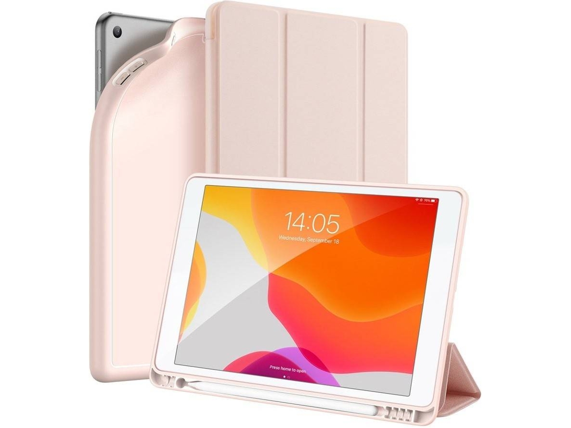 Capa Dux Ducis Livro Horizontal Osom (Ipad 10.2") Rosa