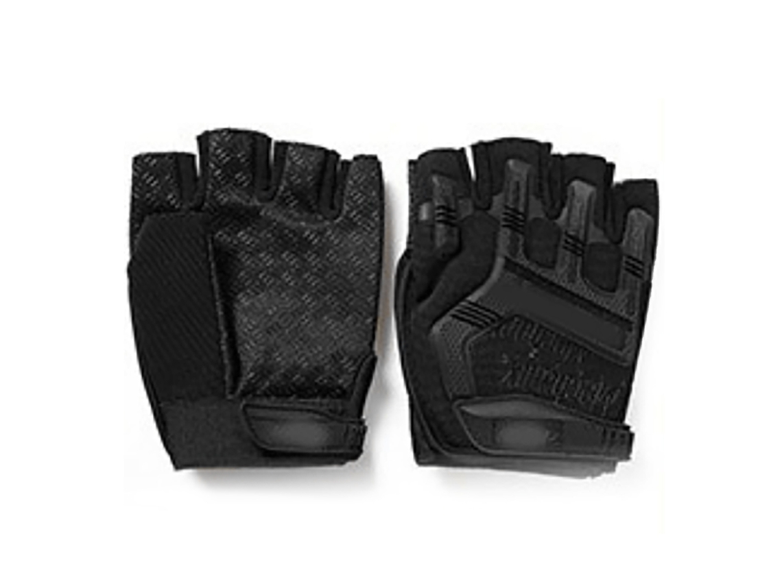 Business luvas de Ciclismo Outdoor de Meio Dedo com Fecho Velcro Anti Derrapante Resistente Ao Desgaste Preto
