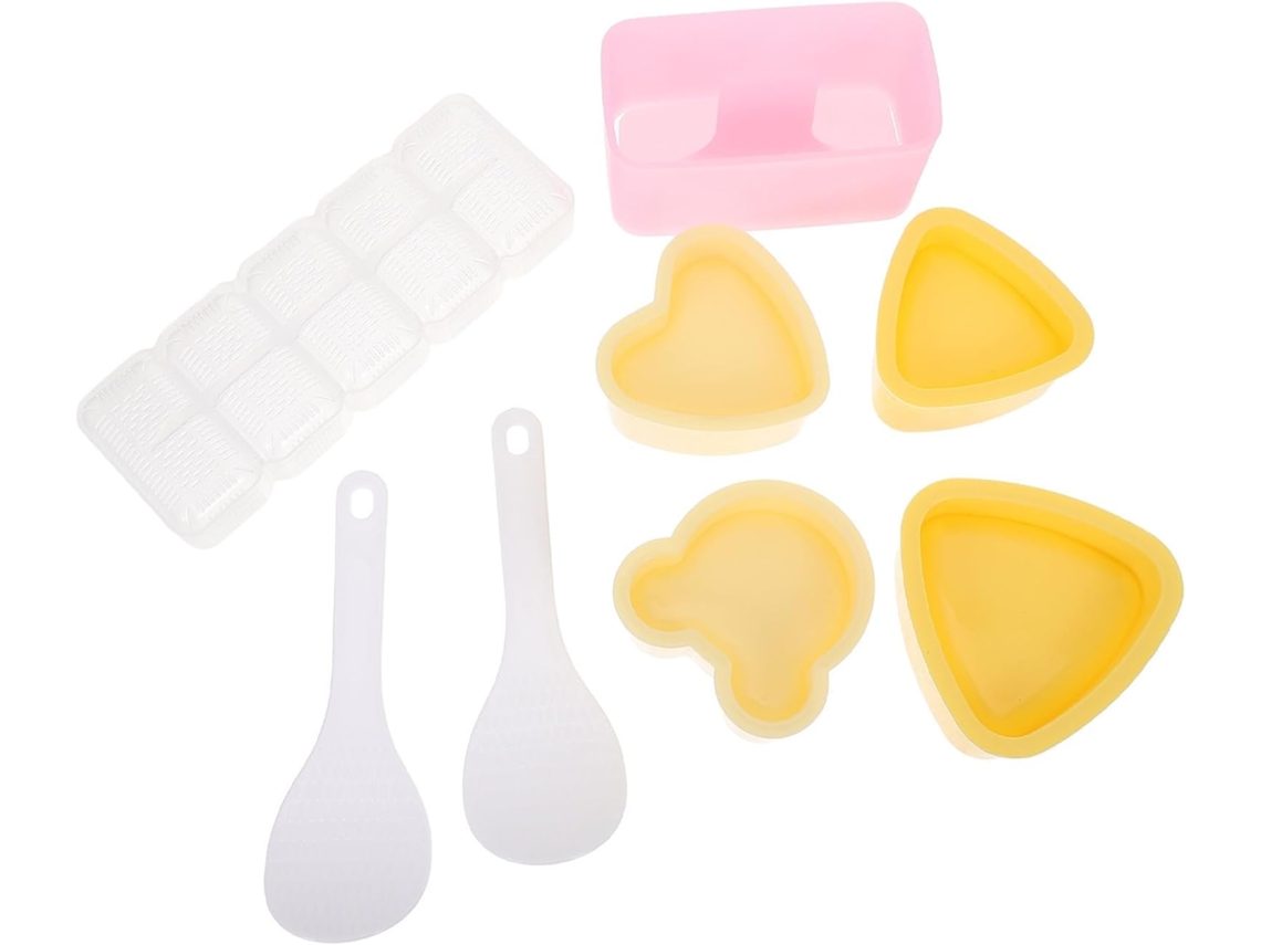 Conjunto De 8 Moldes Para Onigiri, Em Formato Triangular, Feitos De Pet E Pe, Fáceis De Limpar, Compatíveis Com Diversos