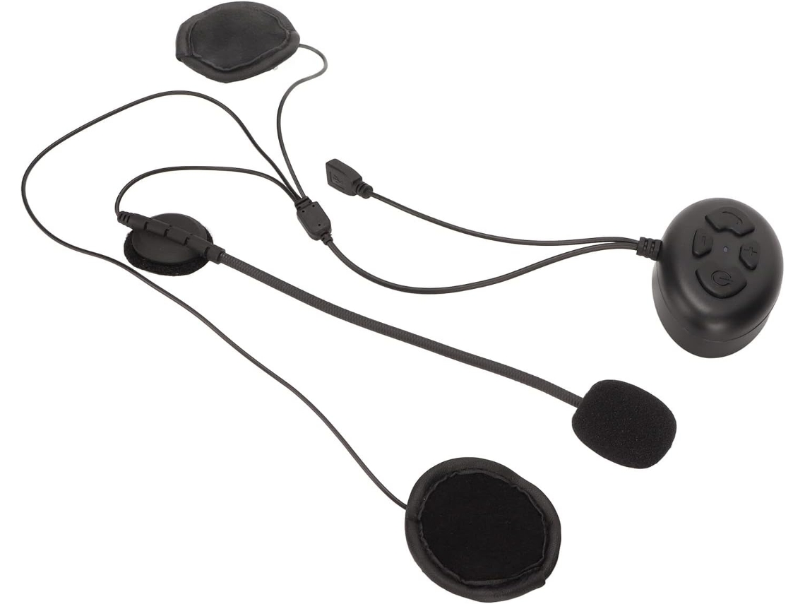 Capacete Bluetooth Para Apps Clairs Com Tecnologia De Supressão De Bruto Para Motociclistas Noir