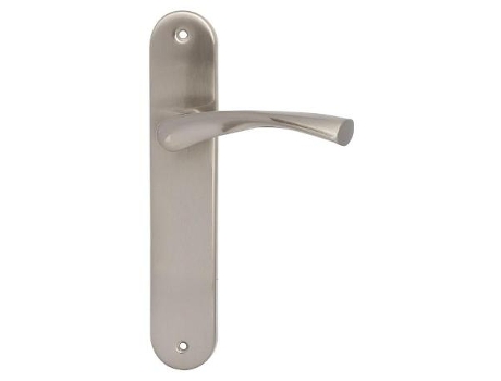 Manilla aluminio zeus 241x45 niquel satinado