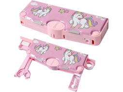 Estojo para Lápis, Grande Capacidade, Dobrável, Multifuncional, Meninas, Meninos AQUAFORGE