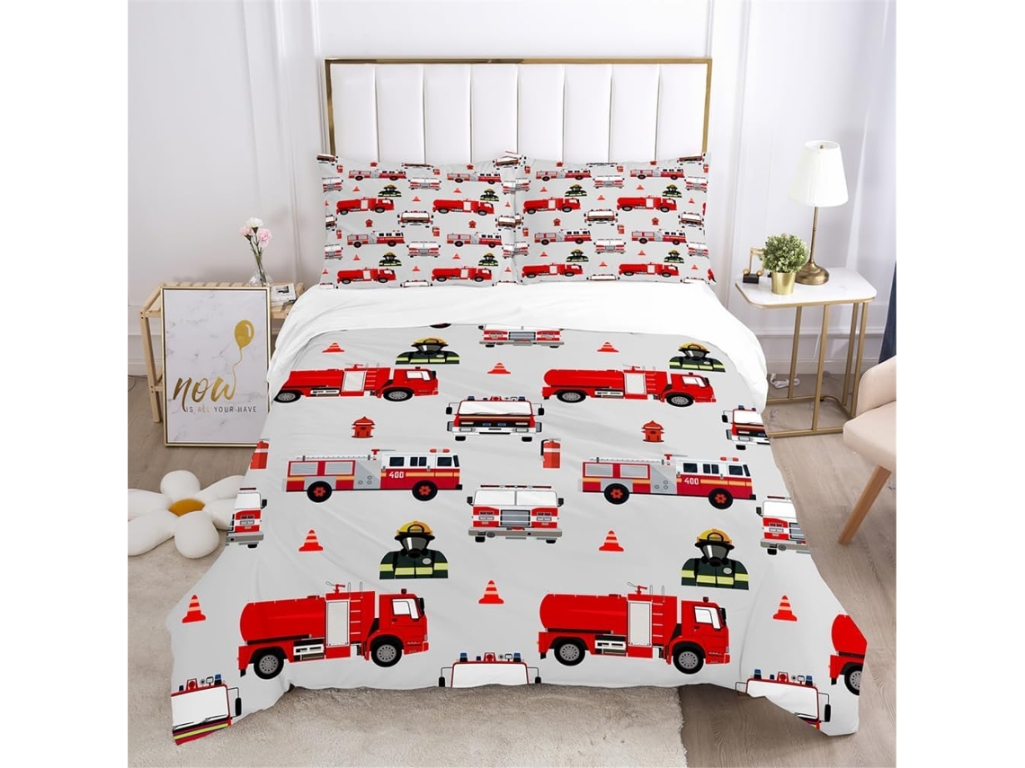 Conjunto de Cama Infantil em Microfibra Fronha 220x240 Cm
