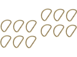 Conjunto Com 20 Peças De Ganchos Para Pendurar Quadros, Chaveiros Para Artesanato, Cinto Com Fivela, Argolas De Metal Para Chaveiro Gokoco