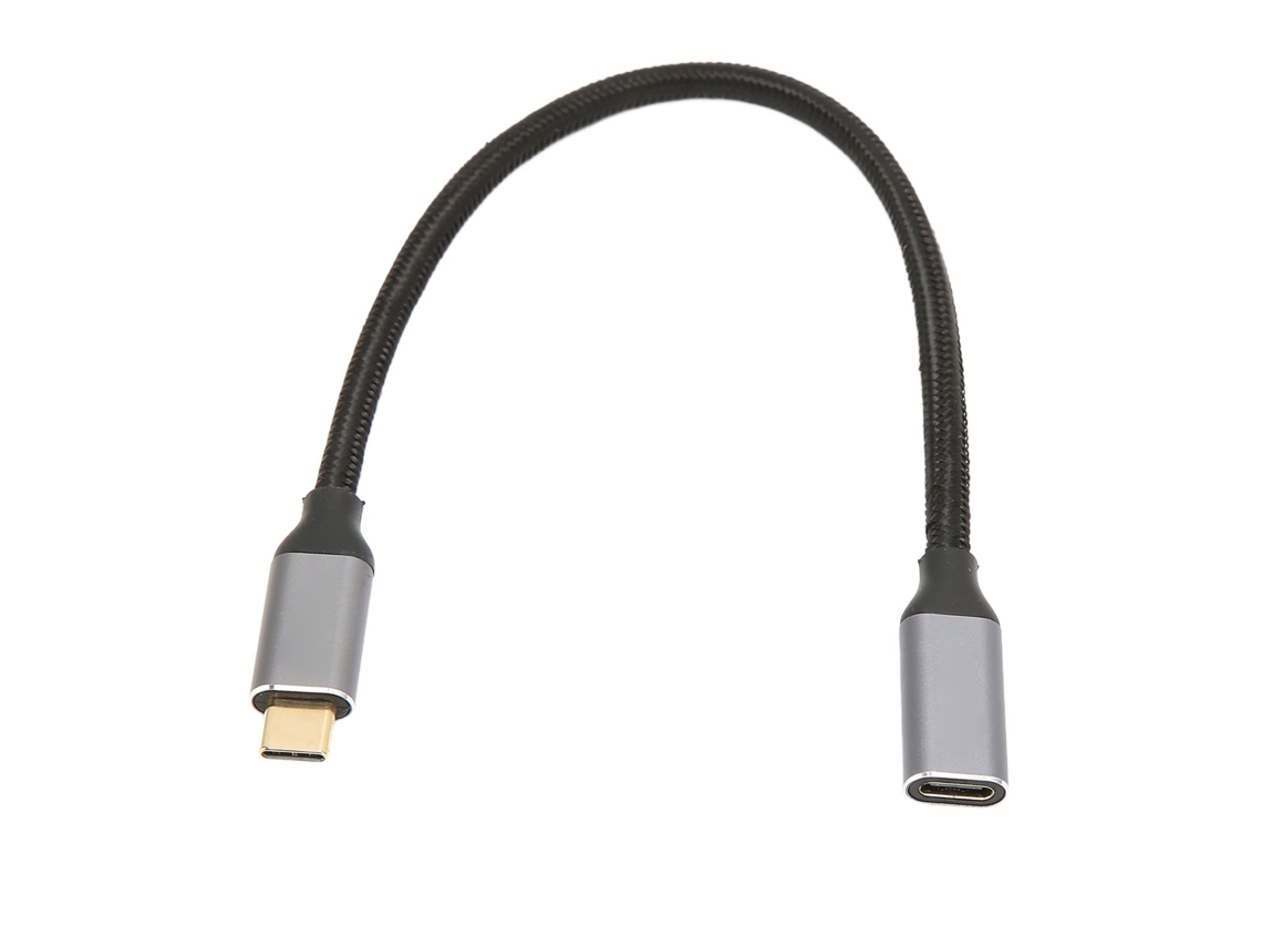 Raum-cabo Extensor Usb C 10gbps 100w Power Delivery 4k 60hz Com Chip E Marker 0.25m