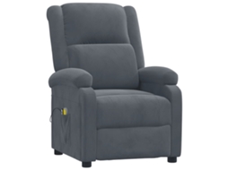 Electric Massage Chair, Electric Massage Chairs Vidaxl Cinzeto Veludo