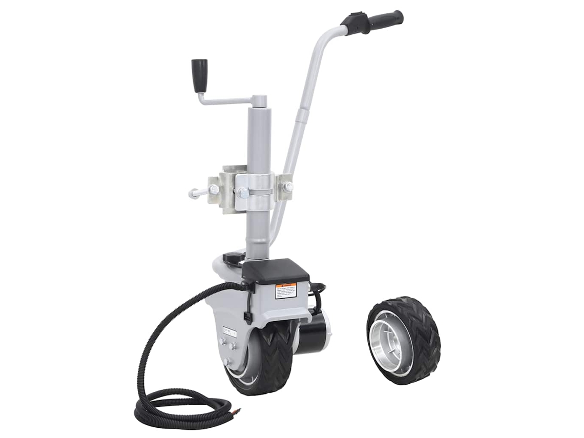 Vidaxl Roda Jockey Motorizada Para Atrelado Alumínio 12 V 350 W