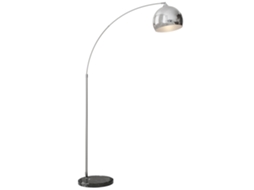 Abajur de piso de sala de estar, arco ajustável, pé de mármore, 40W E27, preto cinza, dimensões 100x30x170-180 cm S/MARCA