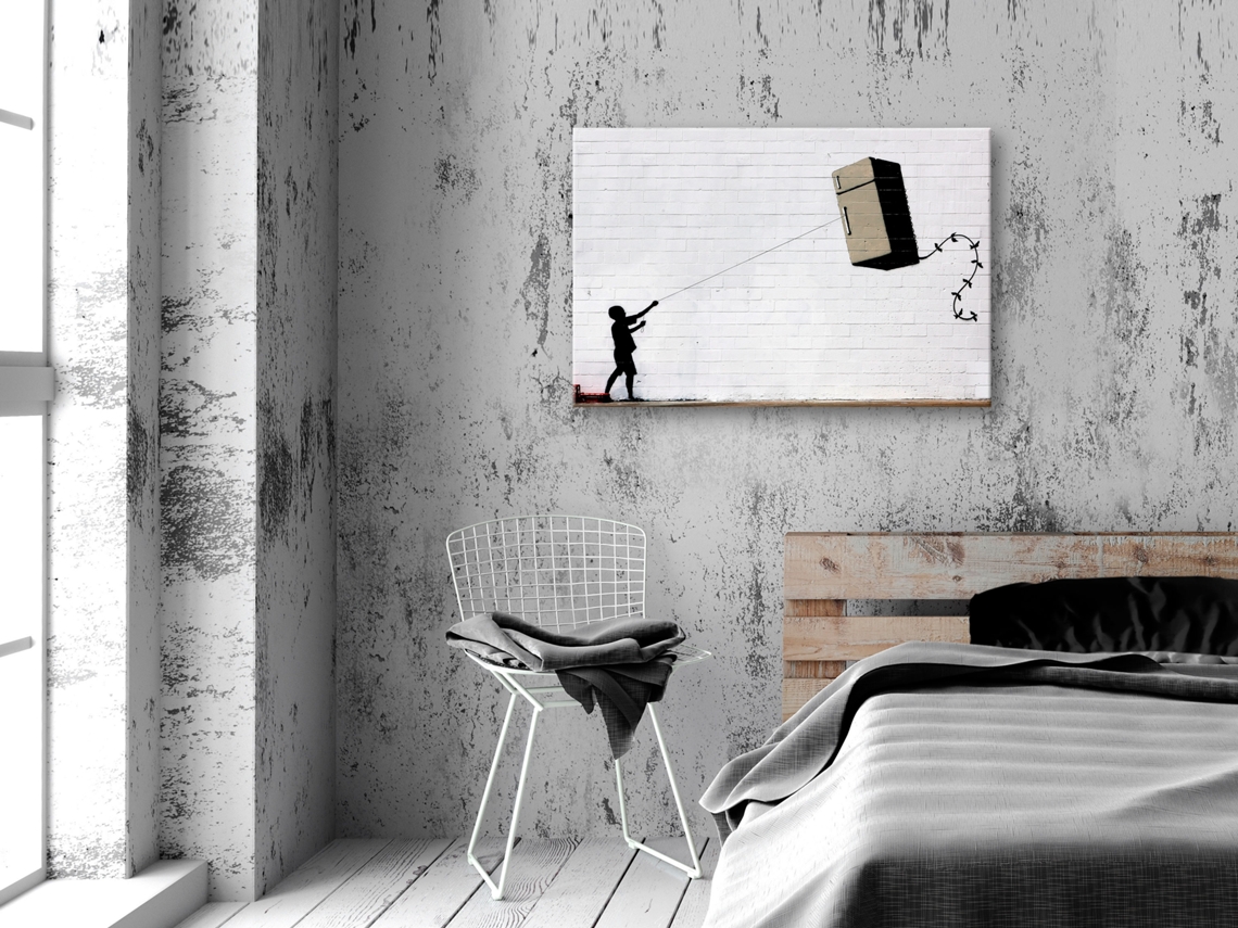 Quadro ARTGEIST Flying Fridge (1 Part) Wide (60x40)