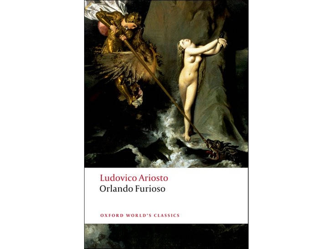Livro Orlando Furioso de Ludovico Ariosto (Inglês)