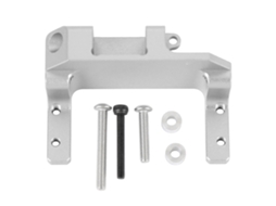 Suporte De Servo No Eixo Para Scx10 Iii Ar45p Portal Axle 1/10 Crawler Car Peças De Upgrade De Alumínio Prata