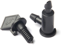 Conjunto de 100 Bicos Irrigação por Gotejamento Pretos, 4l/h, para Conexão com Mangueira 4/7mm Ou Tubo Pe, | S/MARCA
