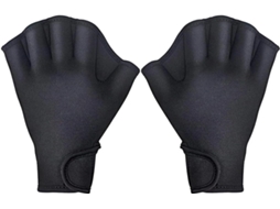 Luvas de Natação com palmas, para treino, com tubo SFUSHOS