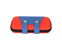 Bolsa Transversal Eva EOOCOO para Nintendo Switch Lite, vermelha e azul