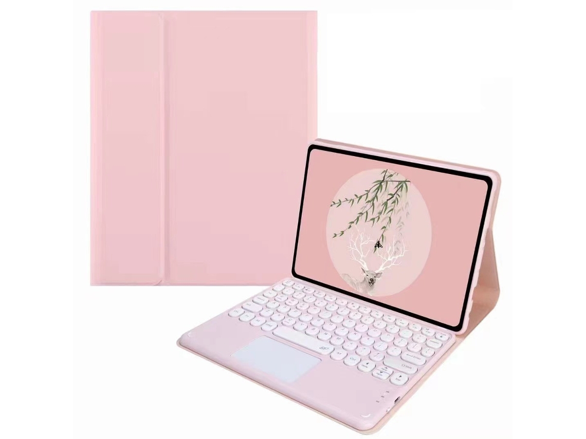 Capa Teclado Para Xiaomi Poco Pad 12,1 Polegadas ,com Teclado Touch Bluetooth (rosa) Cuich (2024)