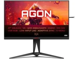 Monitor Gaming AOC AG275QZN (27'' - QHD - 240 Hz - 1 ms - Freesync Premium - VESA Certified DisplayHDR™ 400)