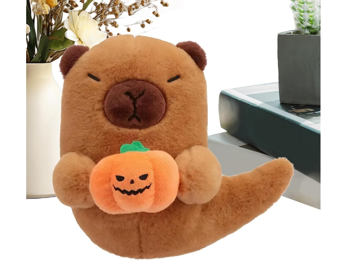 Bonecas Capivara Toys Fixando Abóbora