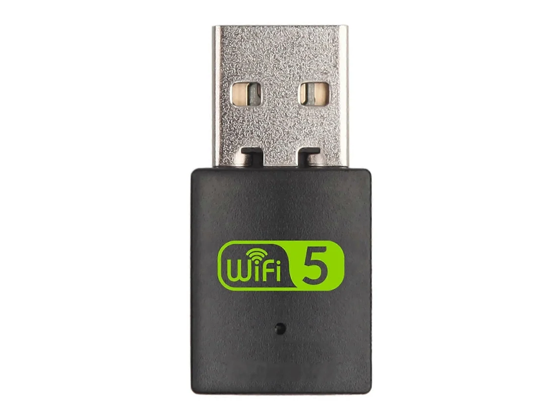 Adaptador Usb Wifi 600m Bt 5.0 Sem Necessidade De Drivers, Adaptador De Rede Sem Fio De Banda Dupla 2.4g/5g Hengjian