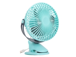 Ventilador Usb Ajustável Com Clip Laxiscreed, Portátil E Com Ângulo Regulável Para Maior Conforto