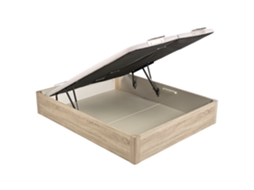 Sommier com Arrumação PIKOLIN Design Tampa Dupla - 150x190cm (31 Cm de Altura - Natural)