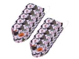 Máscaras Kf94 Infantis Protetivas Com Design Halloween