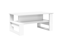 Mesa de centro Branco MAISON EXCLUSIVE em madeira tratada, 90x50x40 cm