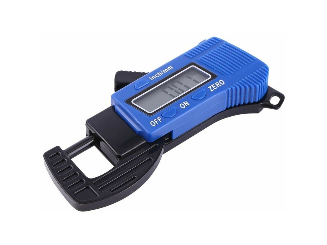 Medidor De Espessura, Digital Eletrônico De Precisão Micron, Largura Com Visor Lcd