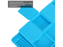 Tapete De Silicone Com Isolamento Térmico Para Reparo De Computador E Resistência A Altas Temperaturas Com Ímã Brilvibera