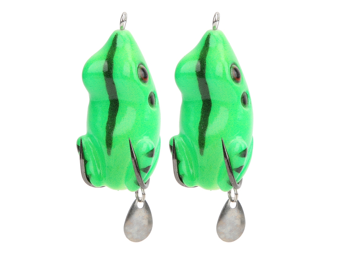 Isca Artificial Rã Sequin 5.5cm 11g com Gancho 2pcs