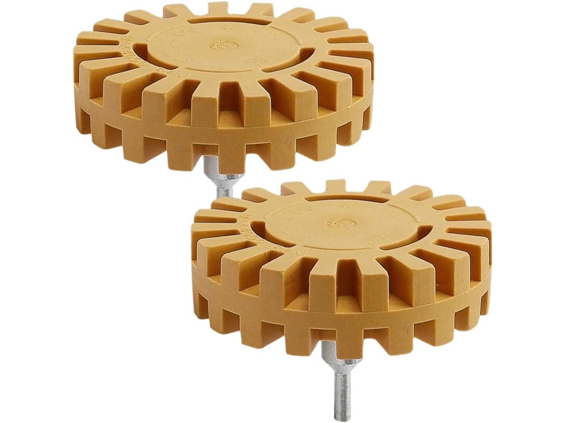 Conjunto De 2 Rodas Removedoras Adesivos Automotivos, Ferramenta
