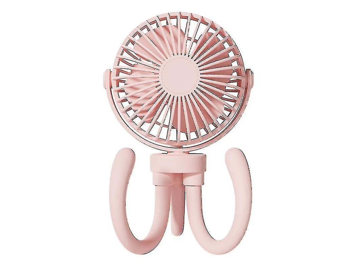 Ventilador Pessoal Em Formato De Polvo, Ventilador De Mão, Ventilador Recarregável Para Carrinho De Bebê, Para Verões Quentes