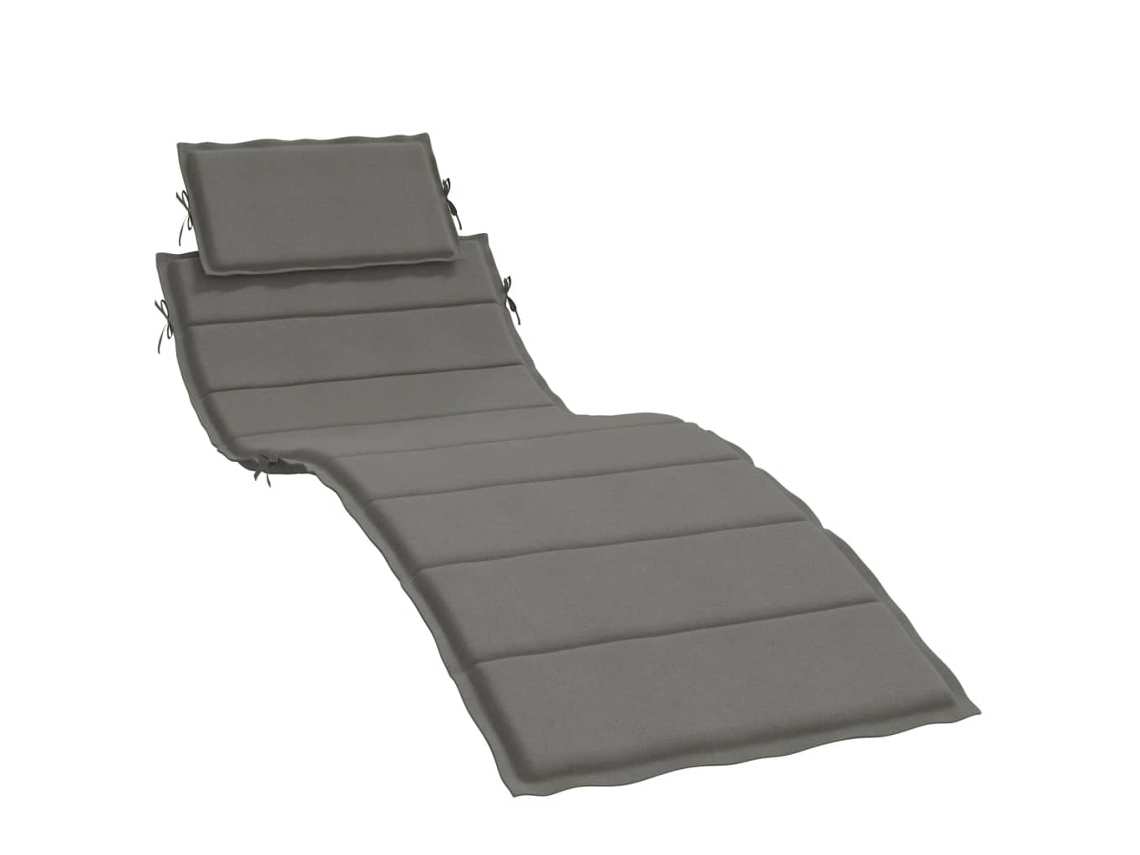 Sun Lounger Cushion, Sun Lounger Cushions Vidaxl Cinzeto Tecido (n/a)