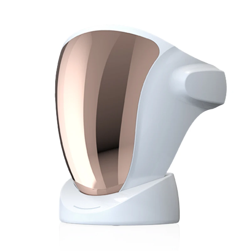 Máscara Facial com Lâmpada de Luz Led com Rejuvenescimento da Pele e Pescoço Fotodinâmica Antiacne Antienvelhecimento Clareamento WEIMAI