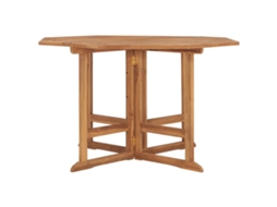 Mesa Jantar Jardim Dobrável 110x110x75 Cm Teca Maciça MAISON EXCLUSIVE